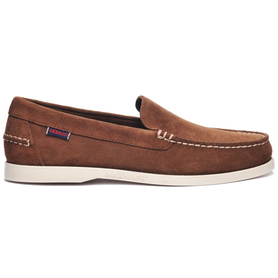 Frank Boat Roughout-Dark Brown Sebago UK