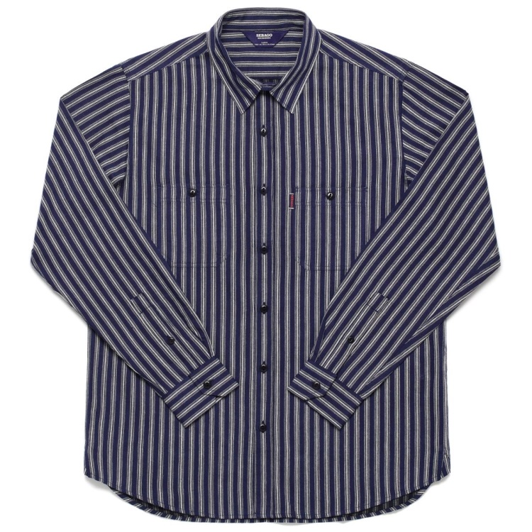 Stripes Blue-Off White