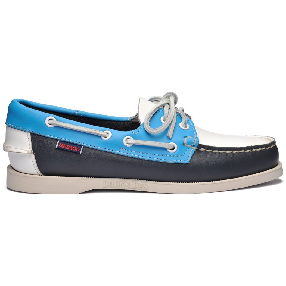 Portland Spinnaker Woman-Navy & Light Blue & White Sebago UK
