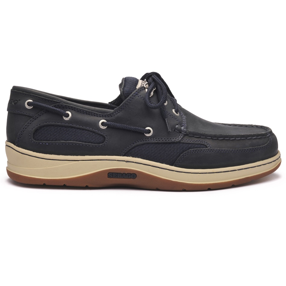 Sebago UK Clovehitch II Fgl Waxed-Navy Blue