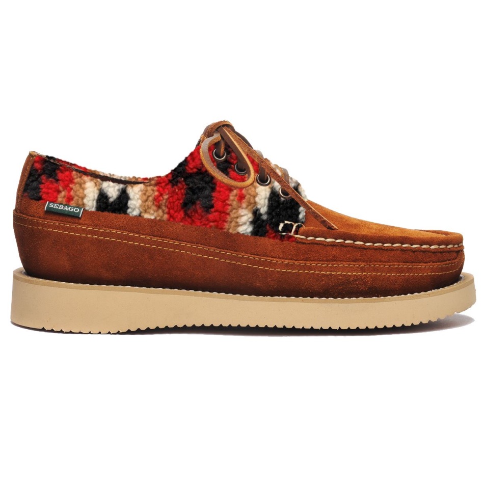 Sebago UK Makwa Aztec-Cognac & Woven